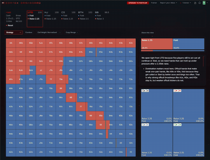Screen recording: configuring your own ranges, sizes and stacks for a custom solve